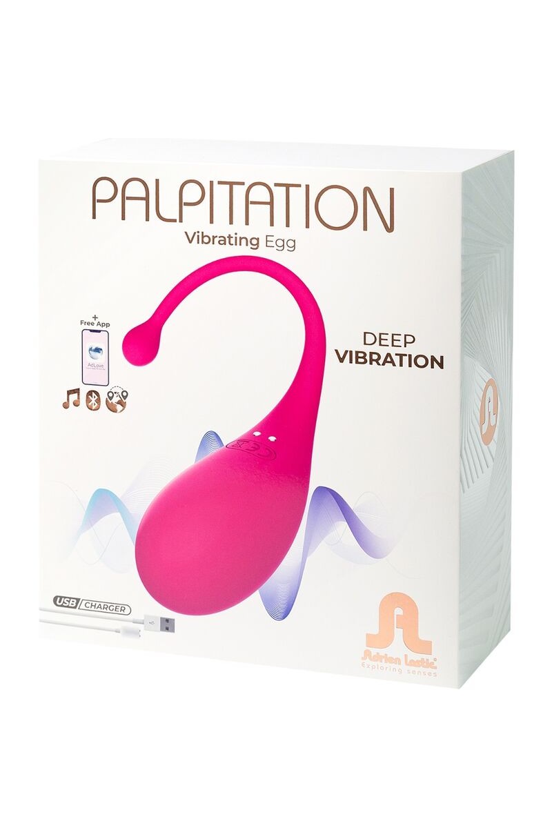 ADRIEN LASTIC - PALPITATION HUEVO VIBRADOR ROSA - APP GRATUITA