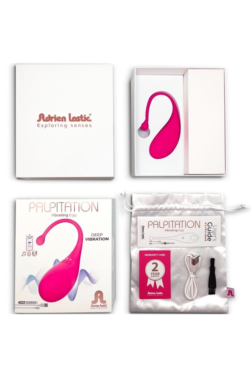 ADRIEN LASTIC - PALPITATION HUEVO VIBRADOR ROSA - APP GRATUITA