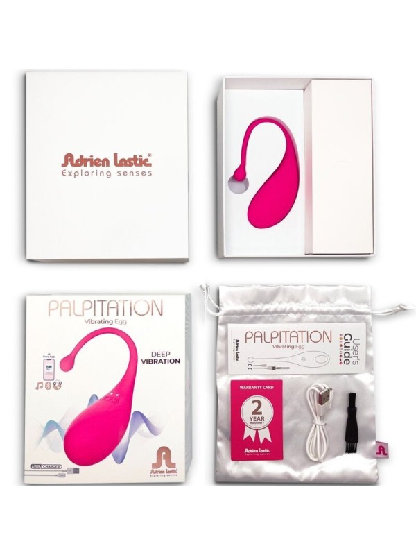 ADRIEN LASTIC - PALPITATION HUEVO VIBRADOR ROSA - APP GRATUITA