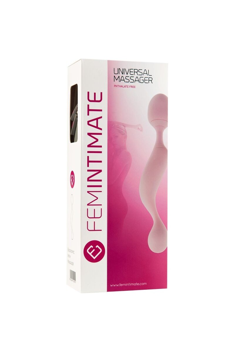 FEMINTIMATE - MASAJEADOR UNIVERSAL VIBRADOR SILICONA ROSA