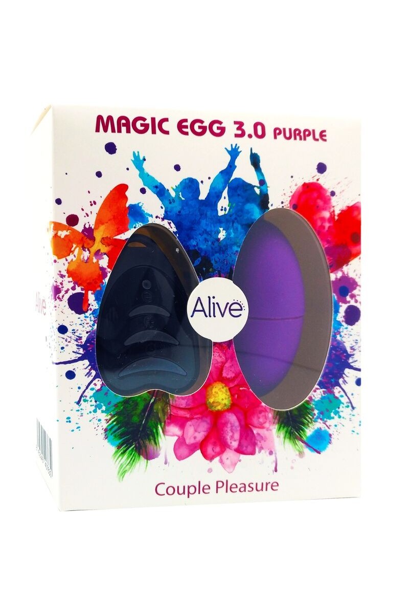 ALIVE - MAGIC EGG 3.0 HUEVO VIBRADOR CONTROL REMOTO VIOLETA