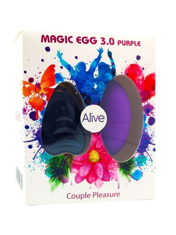 ALIVE - MAGIC EGG 3.0 HUEVO VIBRADOR CONTROL REMOTO VIOLETA