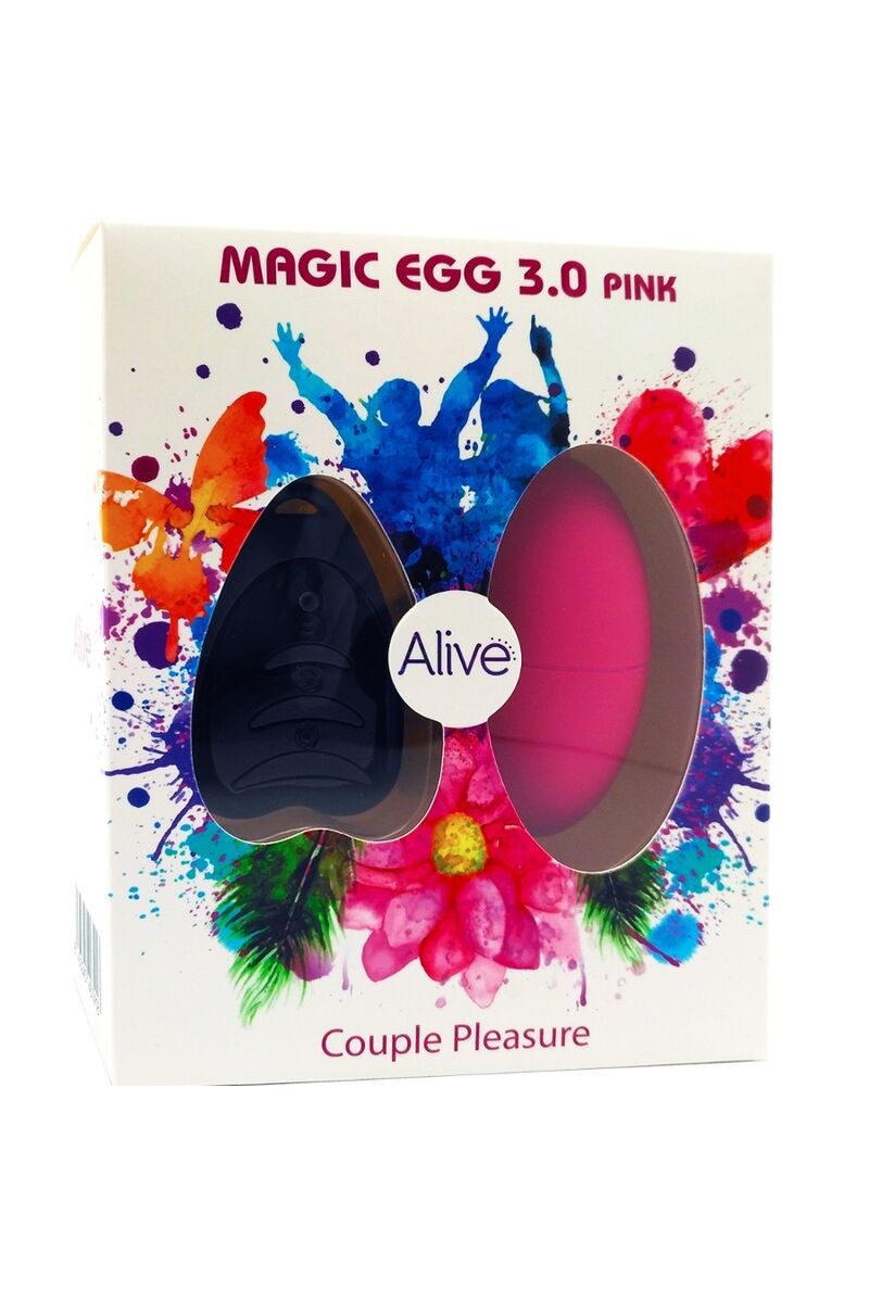 ALIVE - MAGIC EGG 3.0 HUEVO VIBRADOR CONTROL REMOTO ROSA