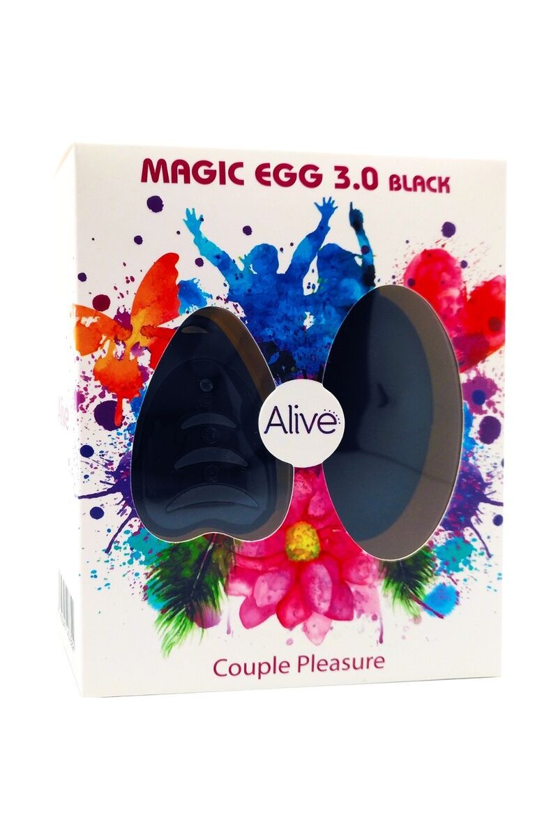 ALIVE - MAGIC EGG 3.0 HUEVO VIBRADOR CONTROL REMOTO NEGRO
