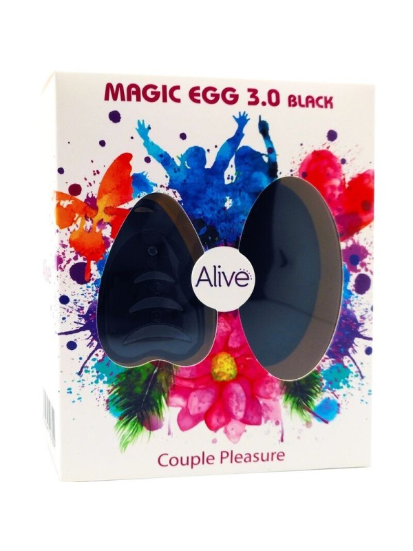 ALIVE - MAGIC EGG 3.0 HUEVO VIBRADOR CONTROL REMOTO NEGRO