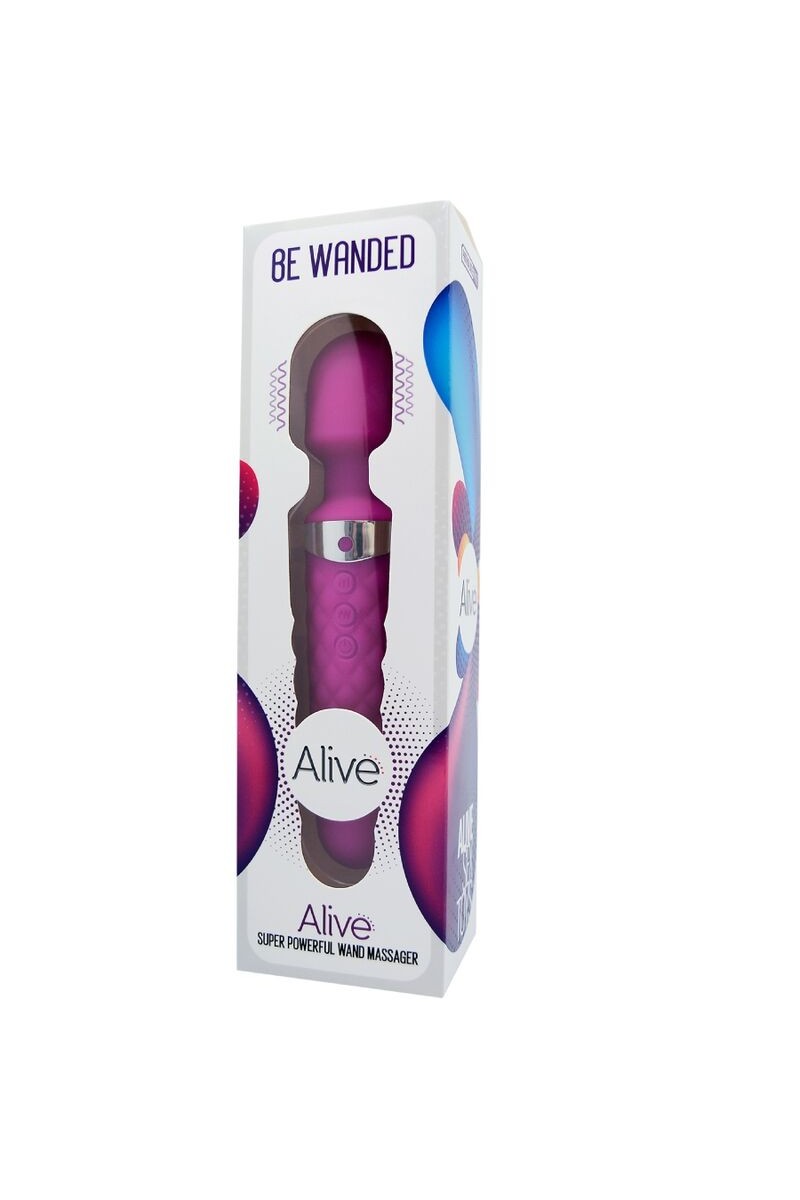 ALIVE - BE WANDED MASAJEADOR VIBRADOR VIOLETA