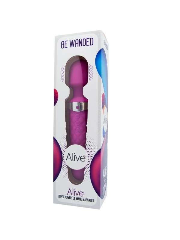 ALIVE - BE WANDED MASAJEADOR VIBRADOR VIOLETA
