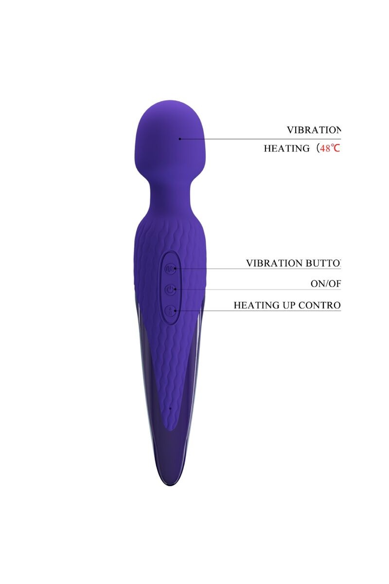 PRETTY LOVE - ANTONY YOUTH VIBRADOR WAND EFECTO CALOR VIOLETA