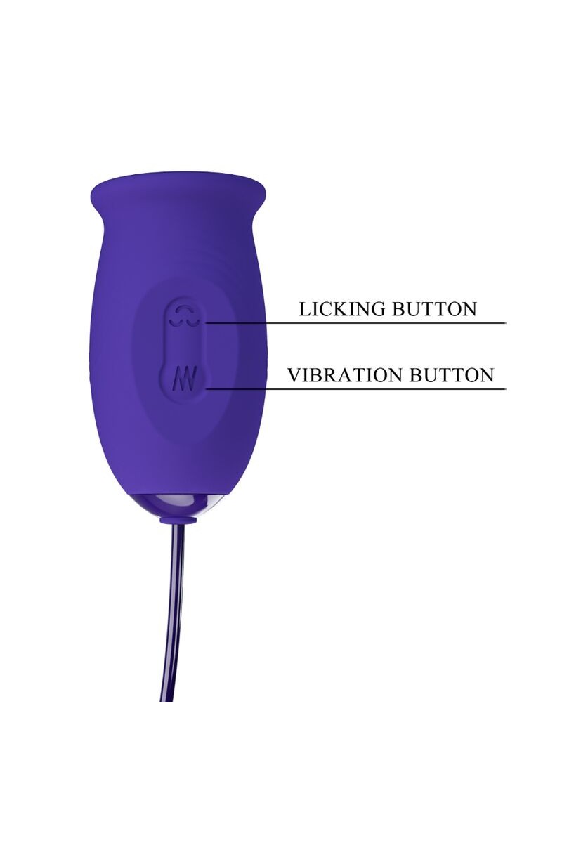 PRETTY LOVE - DAISY YOUTH ESTIMULADOR VIBRADOR RECARGABLE VIOLETA