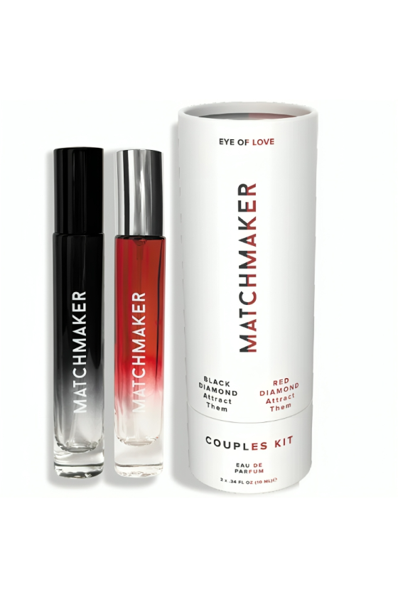 MATCHMAKER BLACK & RED DIAMOND KIT PAREJAS PERFUME FEROMONAS 10 ML