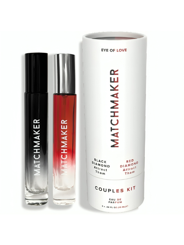 MATCHMAKER BLACK & RED DIAMOND KIT PAREJAS PERFUME FEROMONAS 10 ML