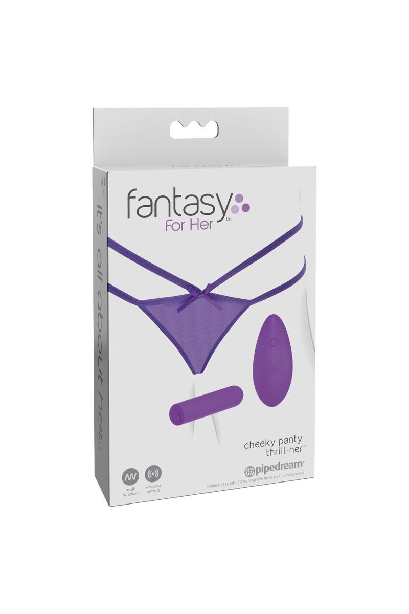 FANTASY FOR HER - TANGA CON VIBRACION CHEEKY PANTY