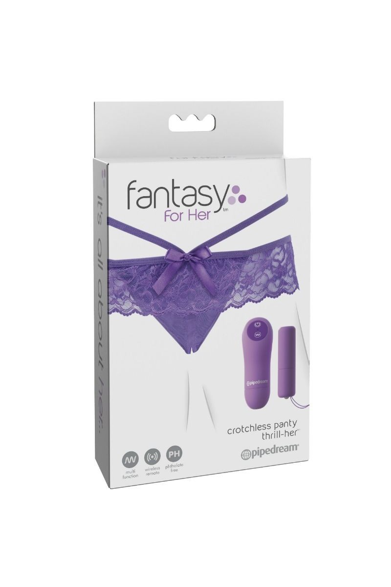 FANTASY FOR HER - TANGA VIBRADOR CON ABERTURA