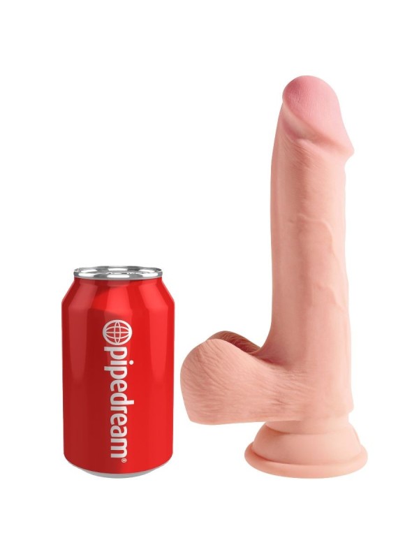KING COCK - DILDO TRIPLE DENSIDAD 18.4 CM