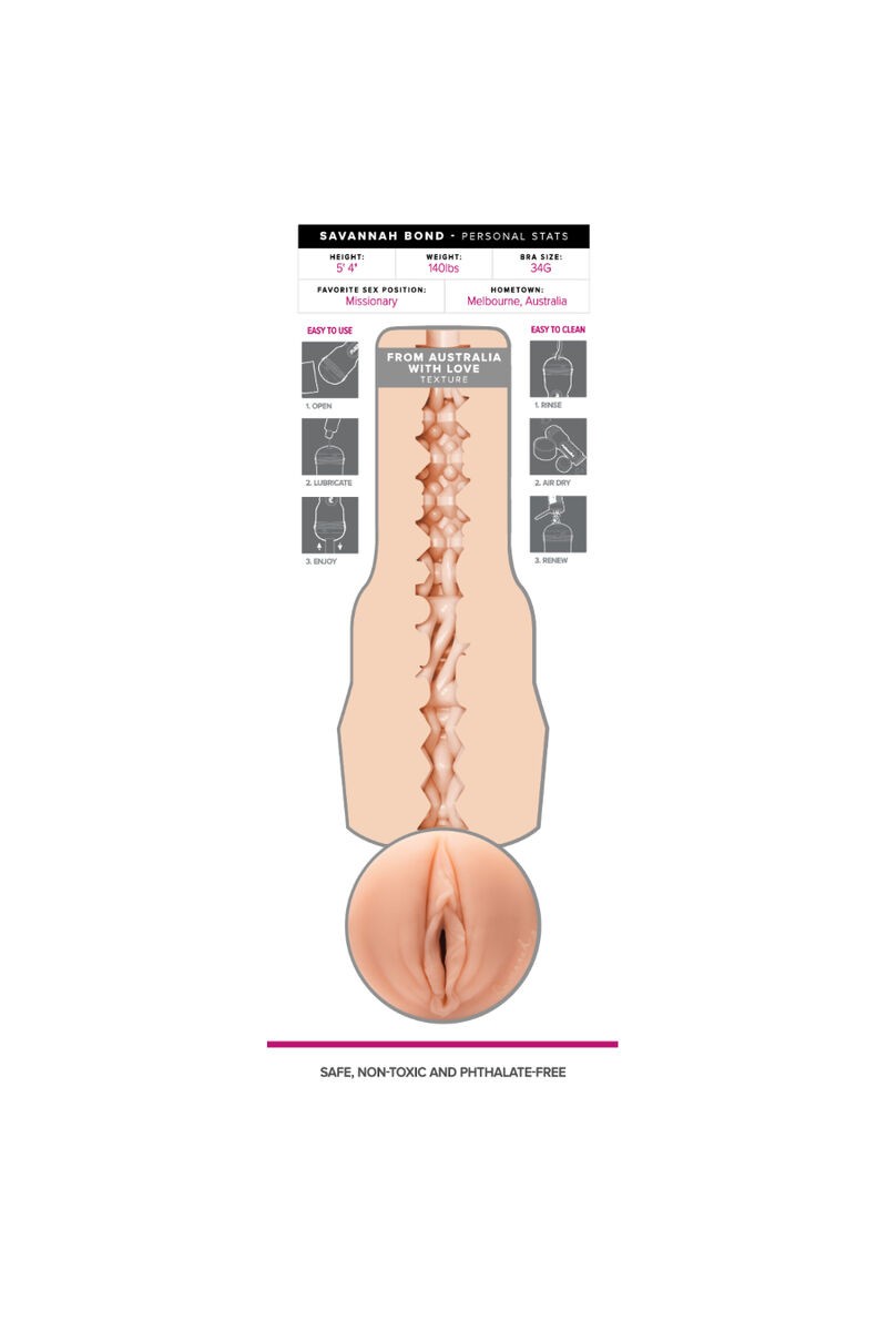 FLESHLIGHT GIRLS - SAVANNAH BOND VAGINA