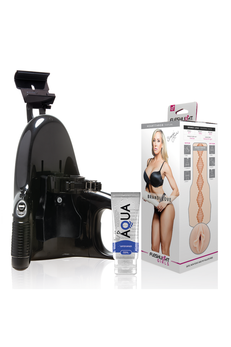 FLESHLIGHT - BRANDI LOVE VAGINA + UNIVERSAL LAUNCH + LUBRICANTE 50 ML