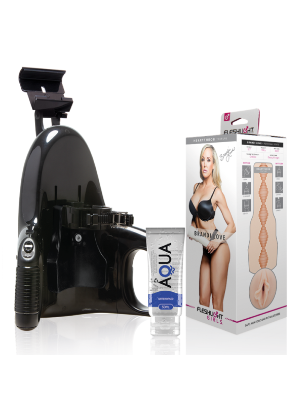 FLESHLIGHT - BRANDI LOVE VAGINA + UNIVERSAL LAUNCH + LUBRICANTE 50 ML