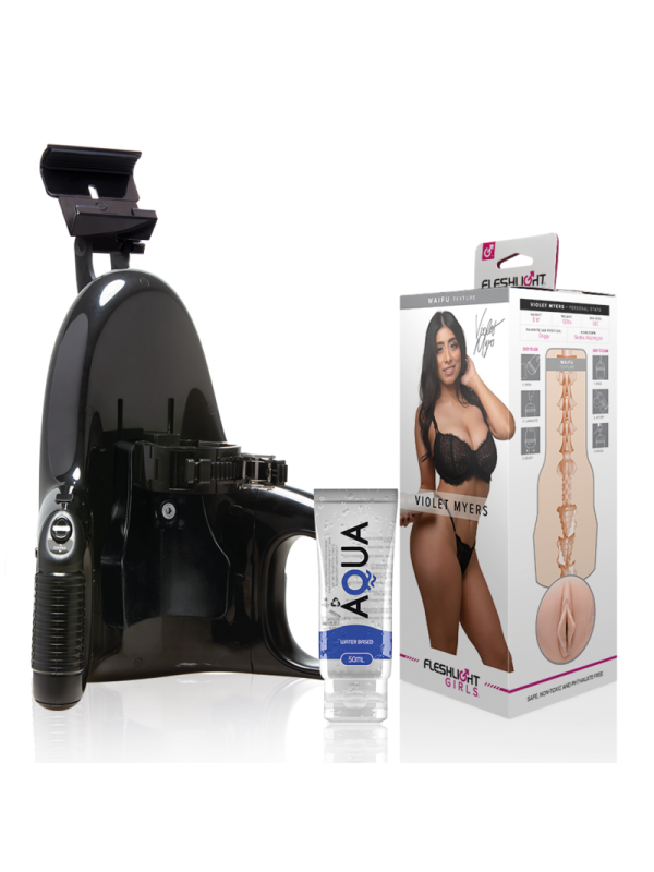 FLESHLIGHT - VIOLET MYERS WAIFU + UNIVERSAL LAUNCH + LUBRICANTE