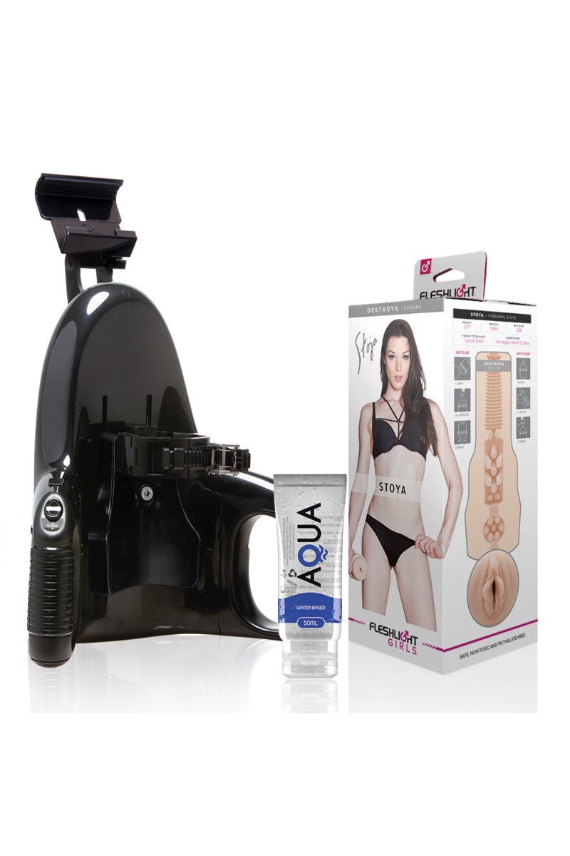 FLESHLIGHT - VAGINA STOYA DESTROYA + UNIVERSAL LAUNCH + LUBRICANTE