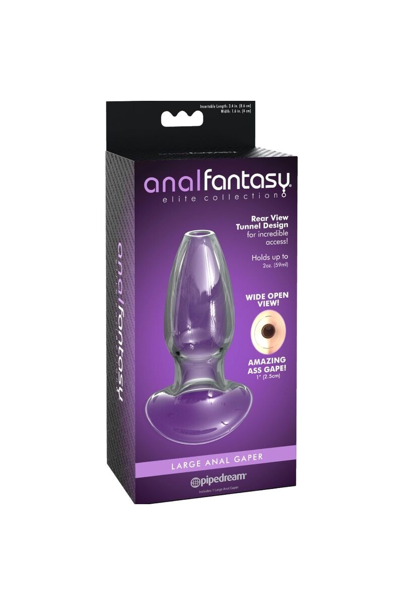 ANAL FANTASY ELITE COLLECTION - DILATADOR ANAL GAPER CRISTAL TALLA M