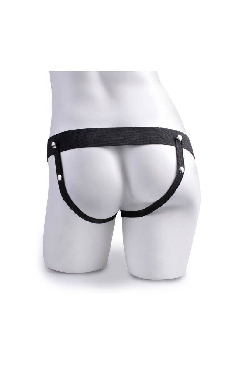 FETISH FANTASY SERIES - 9 ARNÉS CON PENE REALISTICO EYACULADOR 22,9CM