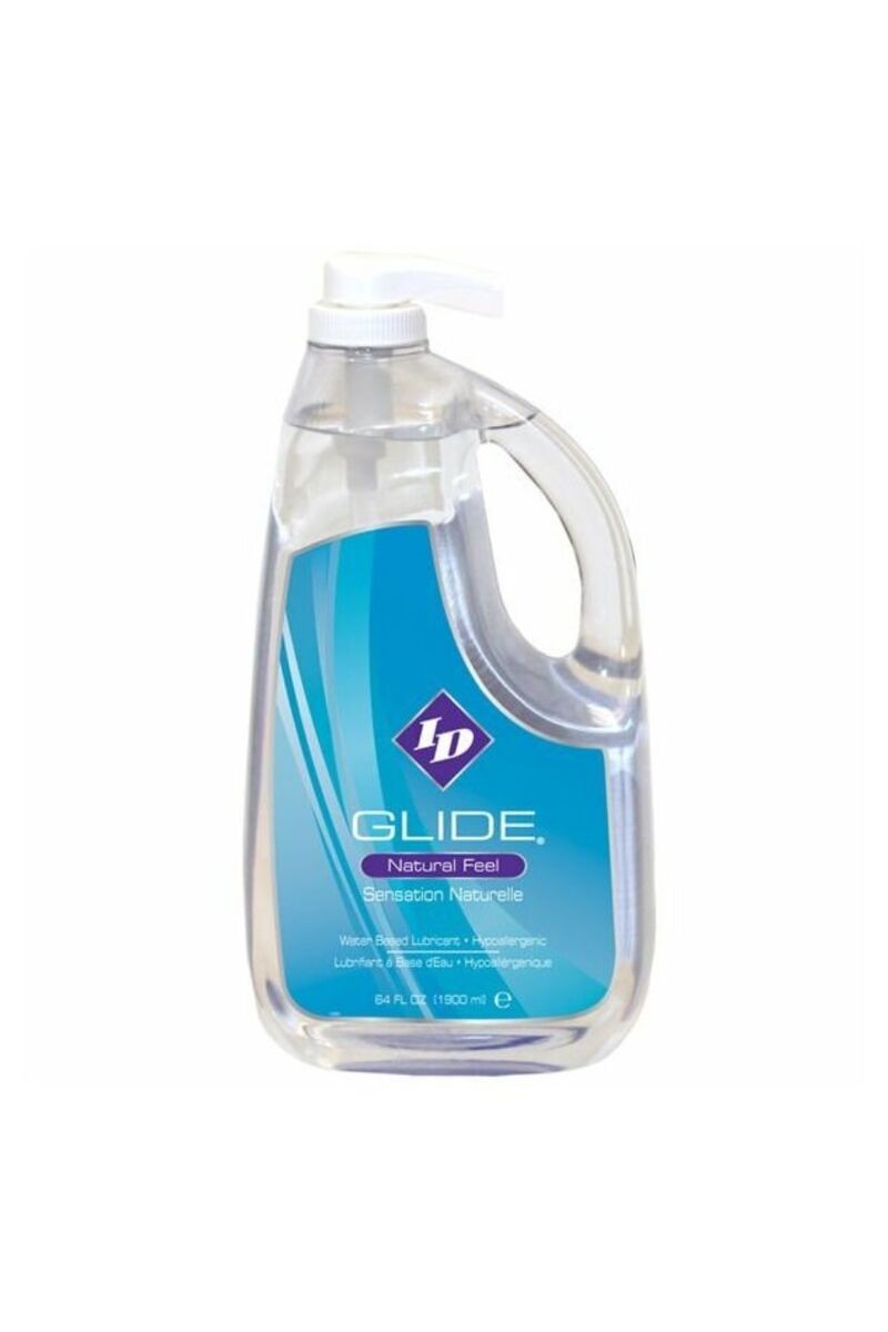 ID GLIDE - LUBRICANTE BASE AGUA + HIPOALERGENICO NATURAL FEEL 1900 ML