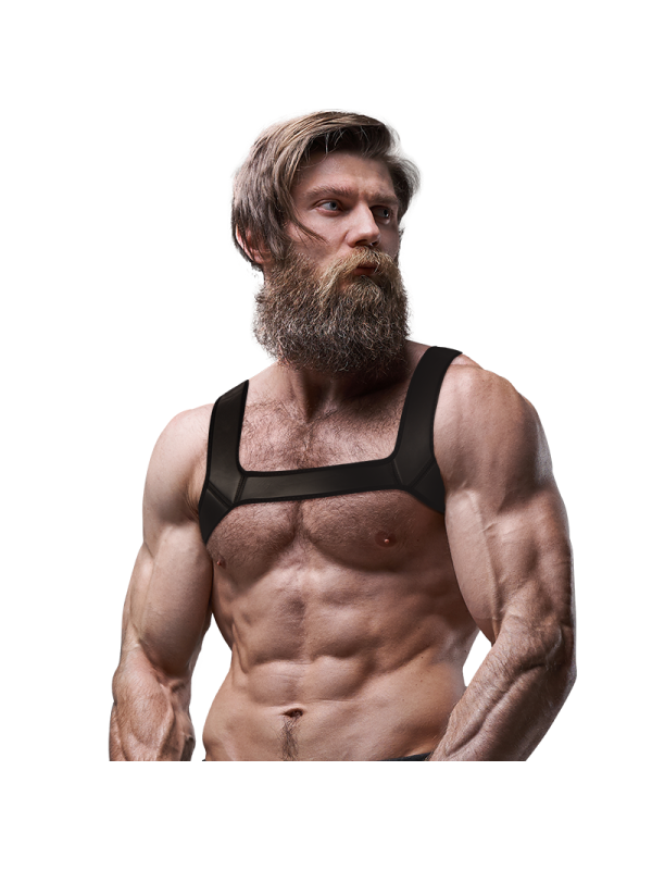 FETISH SUBMISSIVE ATTITUDE - ARNÉS NEOPRENO PECHO HOMBRE TALLA L