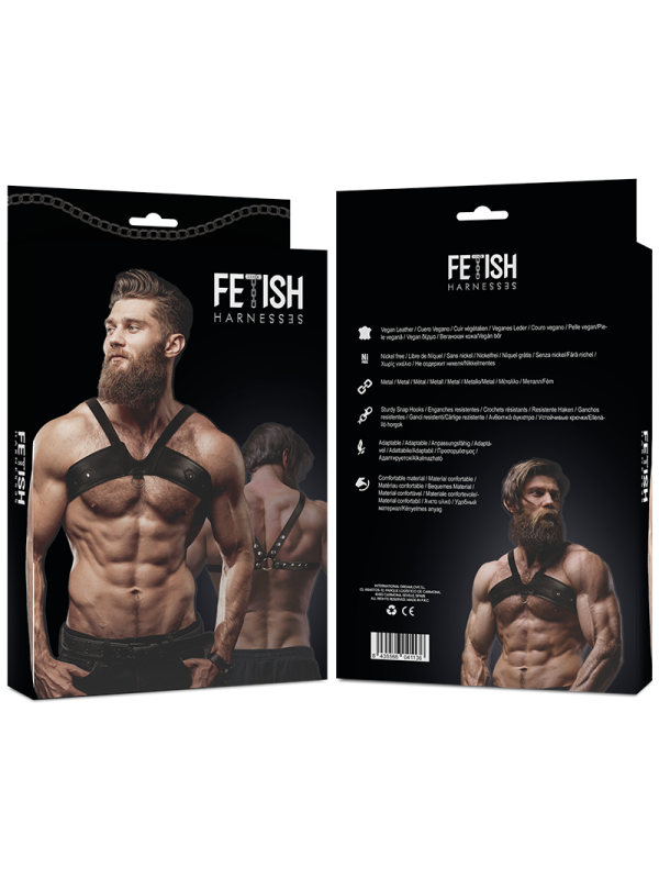 FETISH SUBMISSIVE ATTITUDE - ARNÉS ECOPIEL BRIGADE PECHO HOMBRE