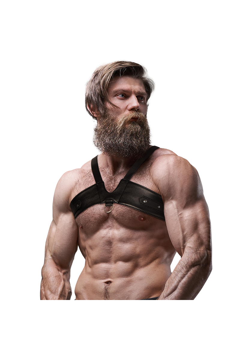 FETISH SUBMISSIVE ATTITUDE - ARNÉS ECOPIEL BRIGADE PECHO HOMBRE