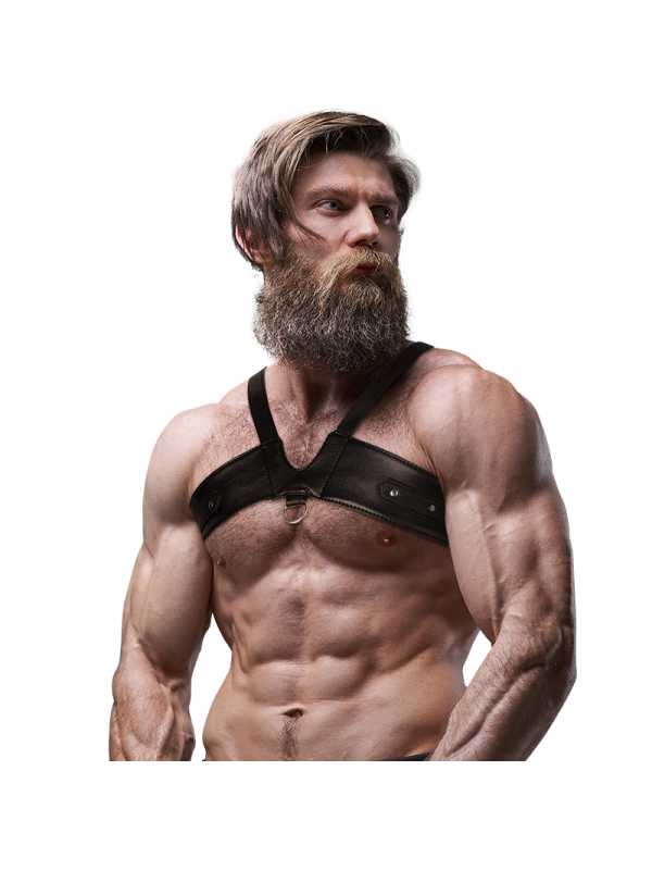 FETISH SUBMISSIVE ATTITUDE - ARNÉS ECOPIEL BRIGADE PECHO HOMBRE