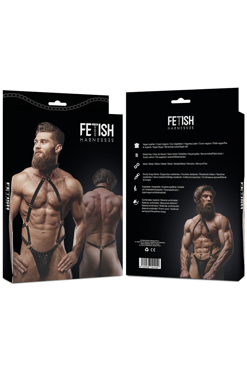 FETISH SUBMISSIVE ATTITUDE - ARNÉS ECOPIEL JOCK STRAP HOMBRE