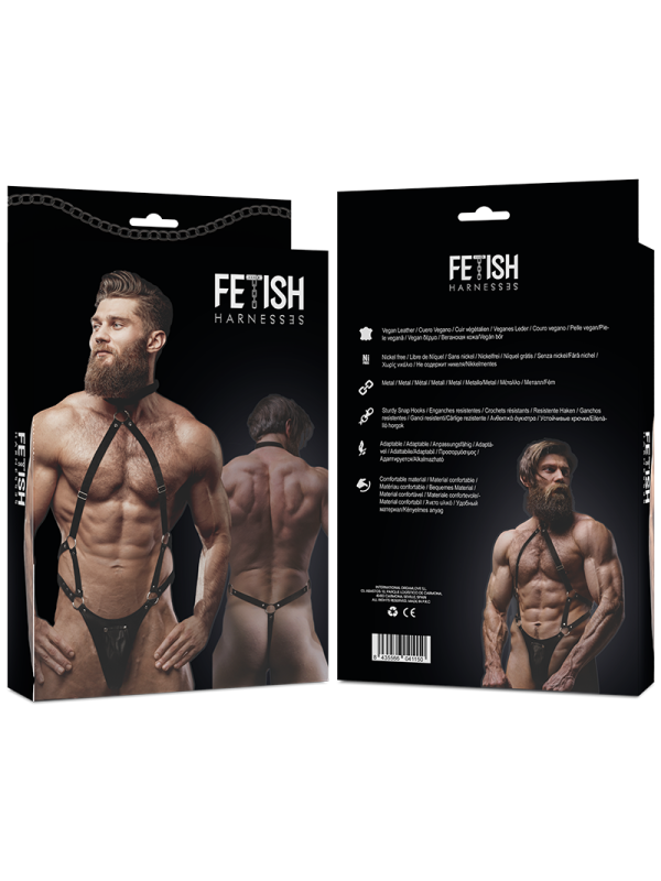 FETISH SUBMISSIVE ATTITUDE - ARNÉS ECOPIEL JOCK STRAP HOMBRE