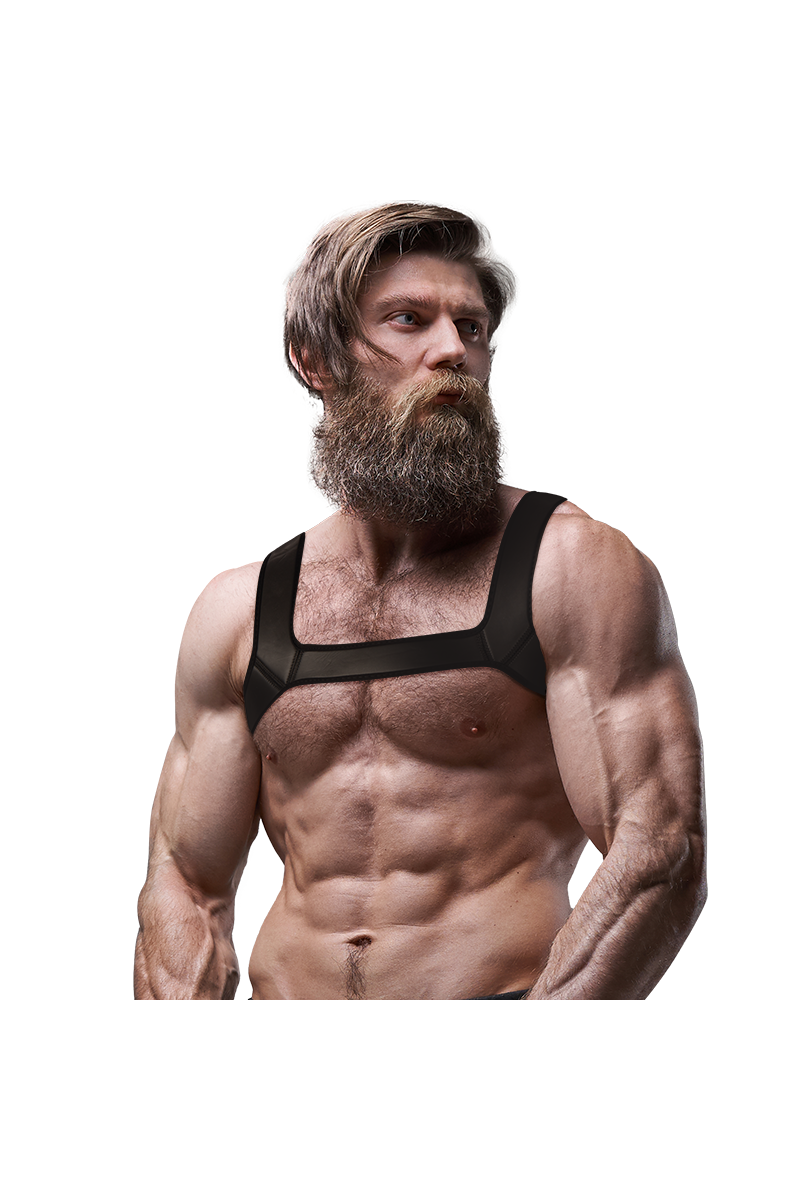 FETISH SUBMISSIVE ATTITUDE - ARNÉS NEOPRENO PECHO HOMBRE TALLA M