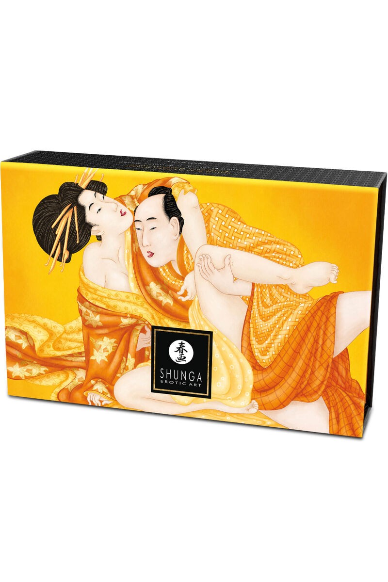 SHUNGA - KIT POLVOS DE MASAJE COMESTIBLE MANGO