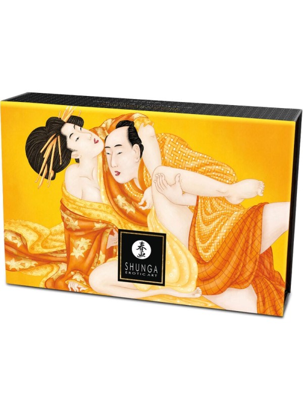 SHUNGA - KIT POLVOS DE MASAJE COMESTIBLE MANGO