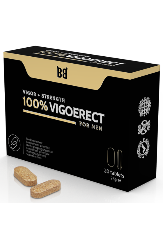 BLACK BULL - 100% VIGOERECT POTENCIADOR PARA HOMBRE 20 CÁPSULAS