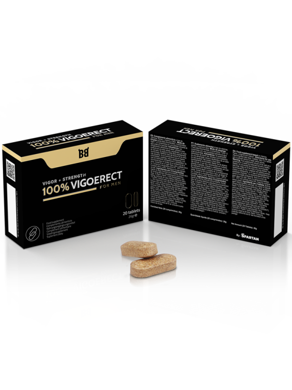 BLACK BULL - 100% VIGOERECT POTENCIADOR PARA HOMBRE 20 CÁPSULAS