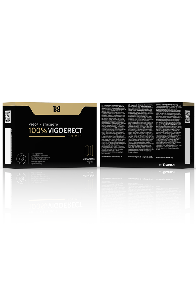 BLACK BULL - 100% VIGOERECT POTENCIADOR PARA HOMBRE 20 CÁPSULAS