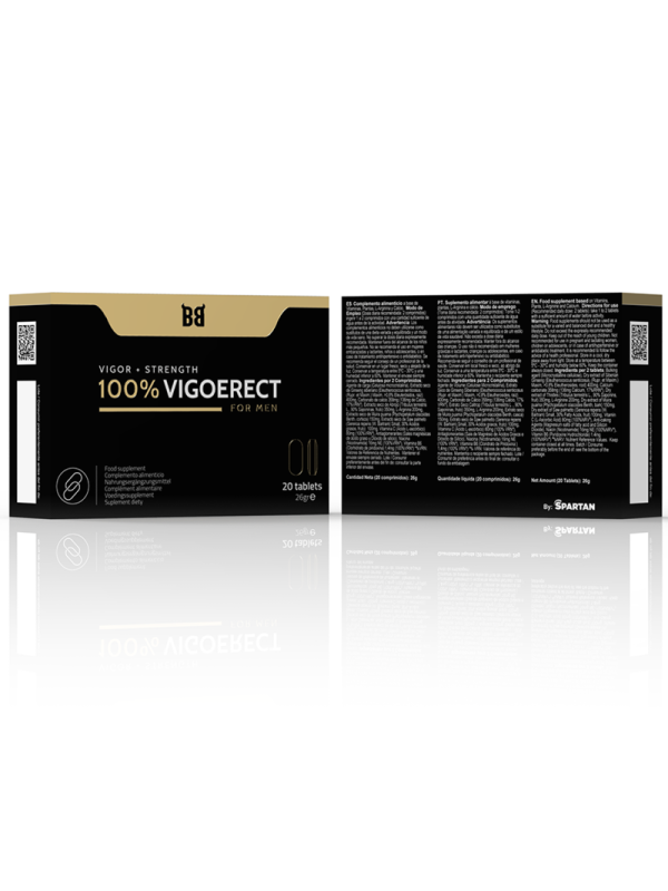 BLACK BULL - 100% VIGOERECT POTENCIADOR PARA HOMBRE 20 CÁPSULAS