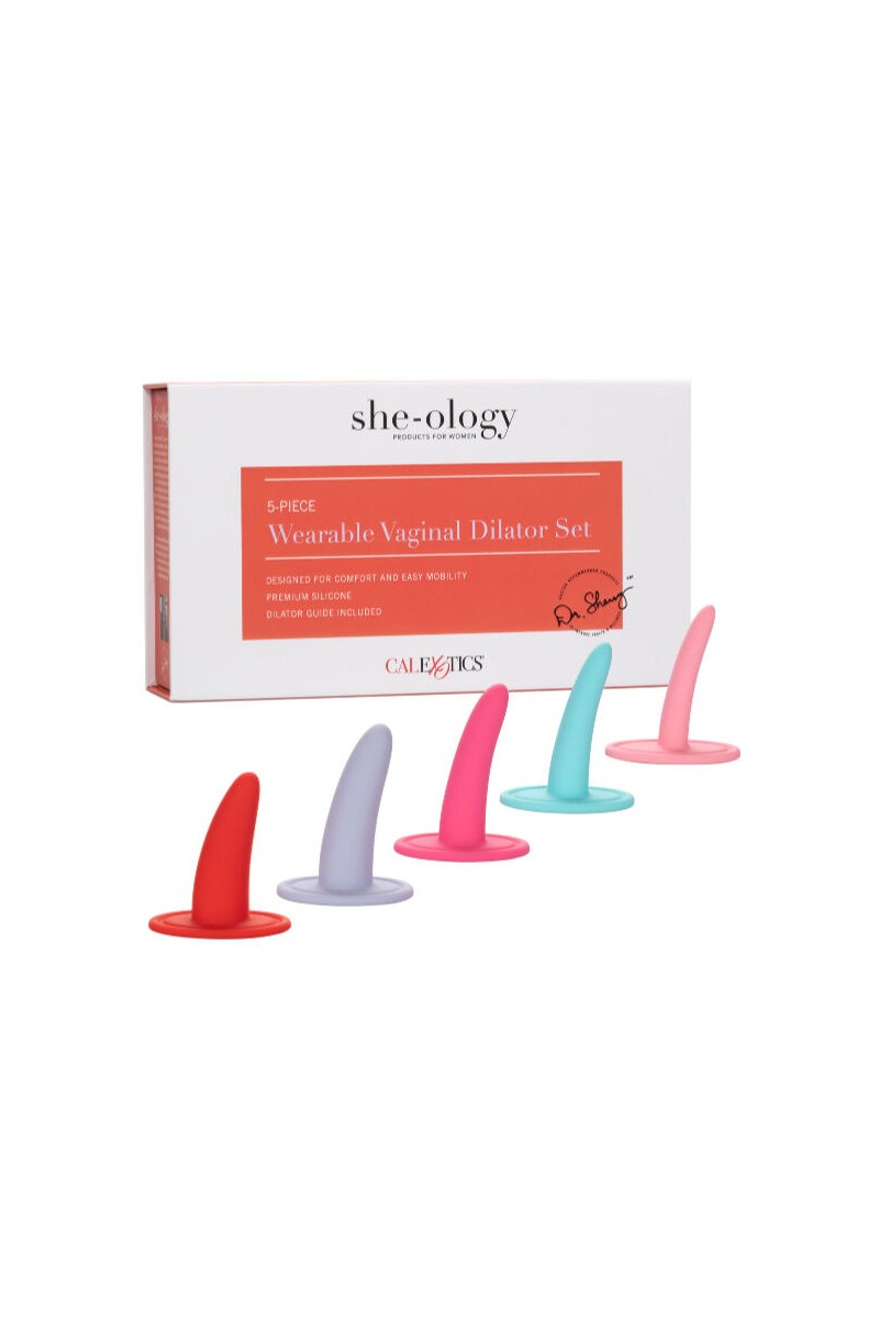 CALIFORNIA EXOTICS - KIT 5PC DILATADORES VAGINALES O ANALES MULTICOLOR