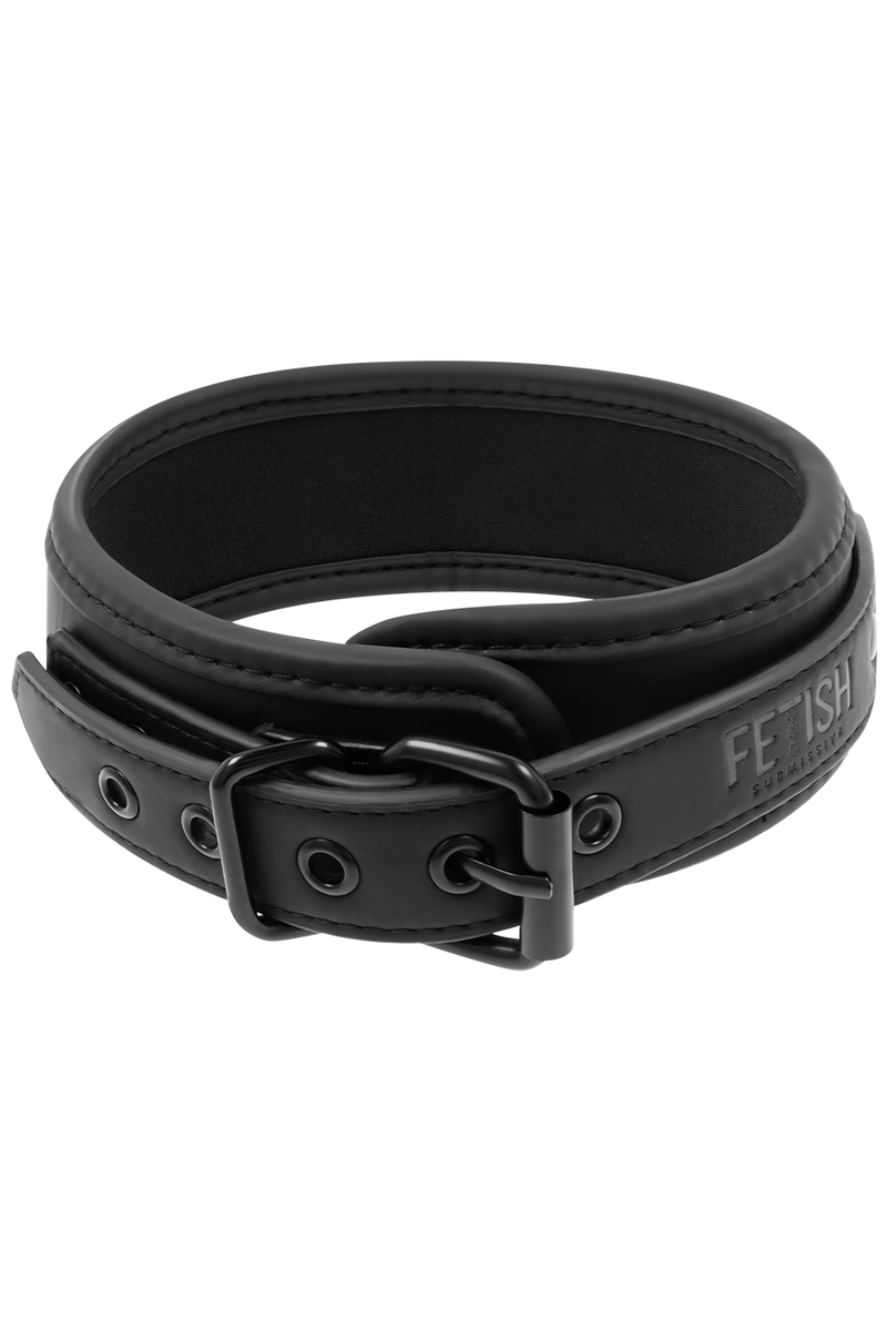 FETISH SUBMISSIVE - COLLAR CON CADENA CON FORRO DE NOPRENO