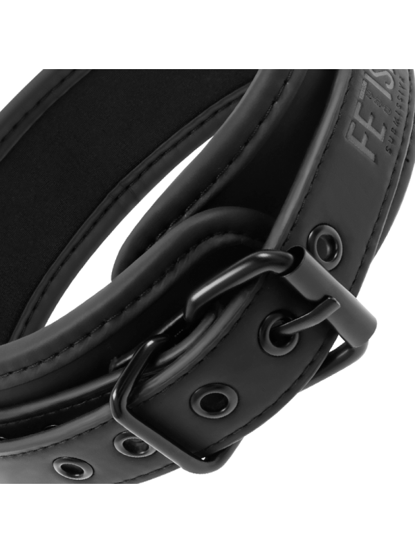 FETISH SUBMISSIVE - COLLAR CON CADENA CON FORRO DE NOPRENO