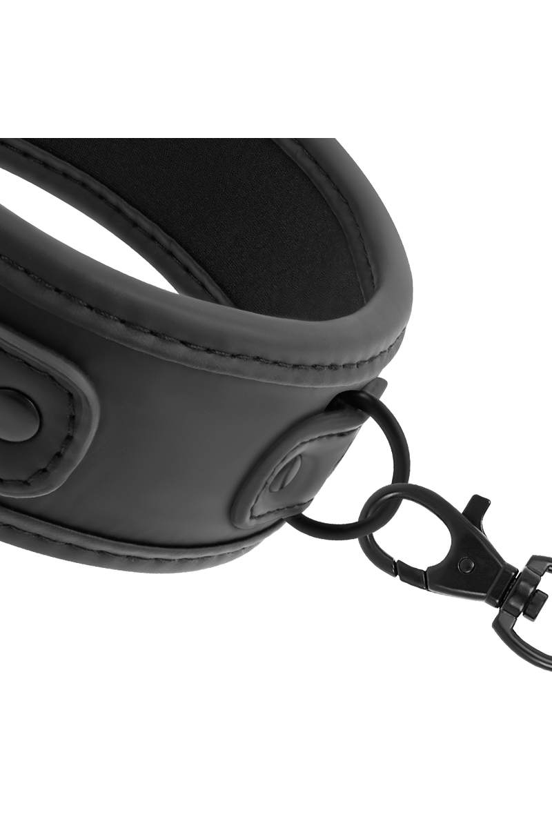 FETISH SUBMISSIVE - COLLAR CON CADENA CON FORRO DE NOPRENO