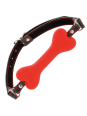 DARKNESS - MORDAZA SILICONA  HUESO ROJO