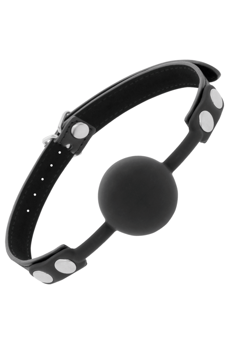 DARKNESS - MORDAZA SILICONA NEGRO