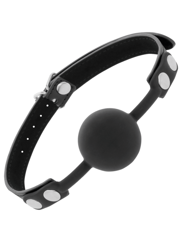 DARKNESS - MORDAZA SILICONA NEGRO