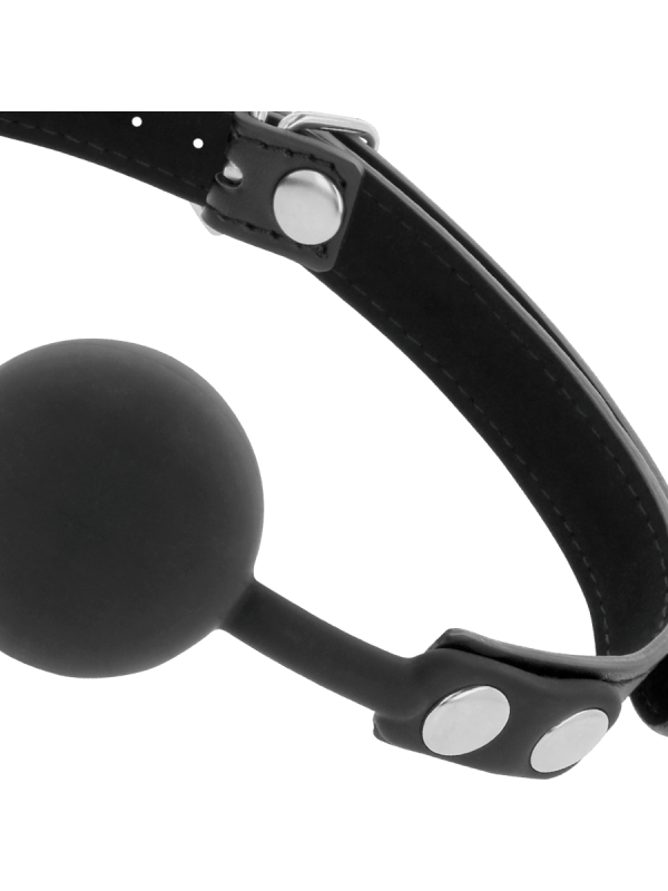 DARKNESS - MORDAZA SILICONA NEGRO