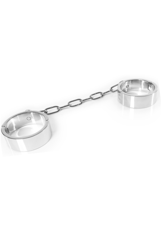 METAL HARD - ESPOSAS TOBILLO CON LLAVE ALLEN SUMISIÓN BDSM