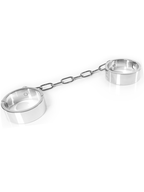 METAL HARD - ESPOSAS TOBILLO CON LLAVE ALLEN SUMISIÓN BDSM