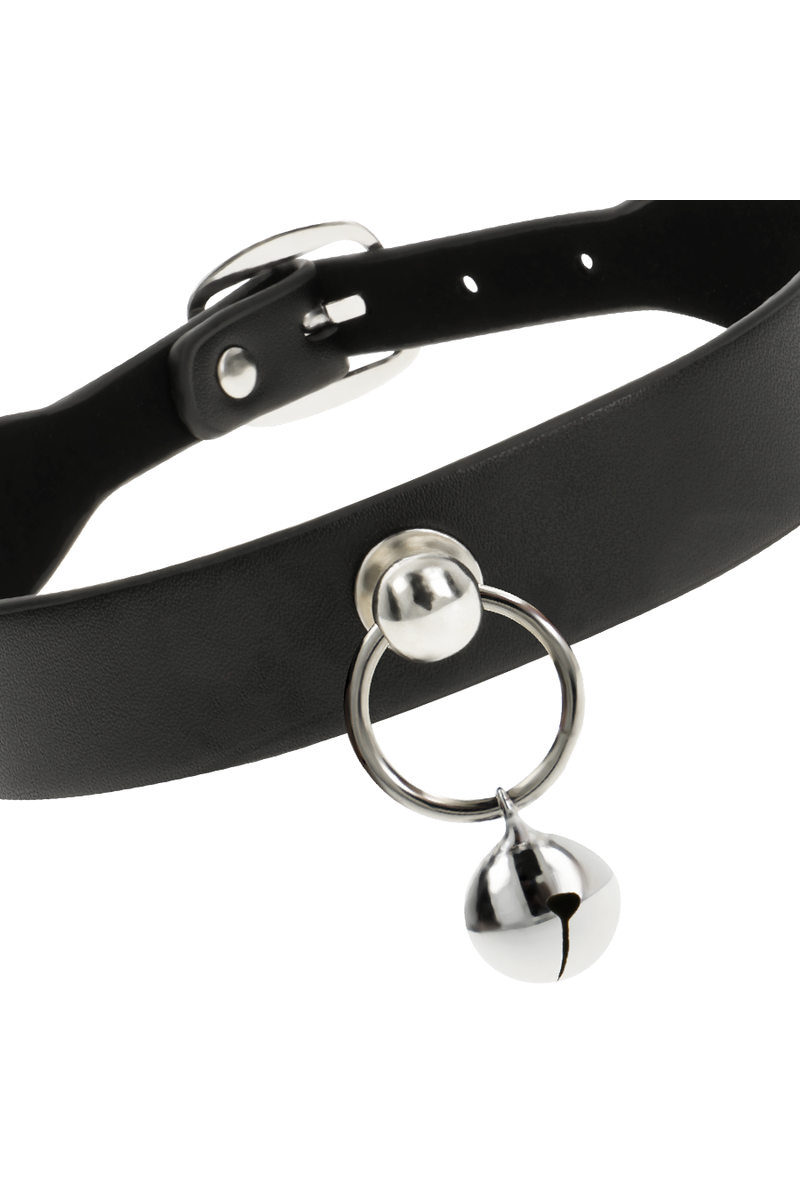 CHIC DESIRE COLLAR CUERO VEGANO WOMAN CASCABEL/ARO